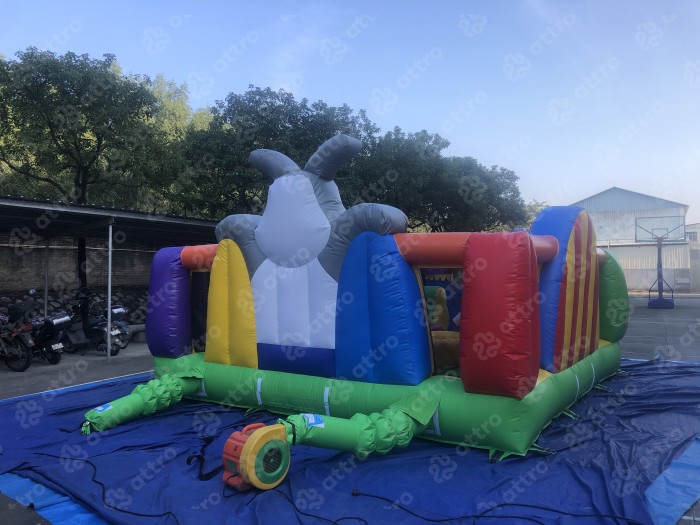 Надувной батут "Зайчишка" 5*5*2,8 м