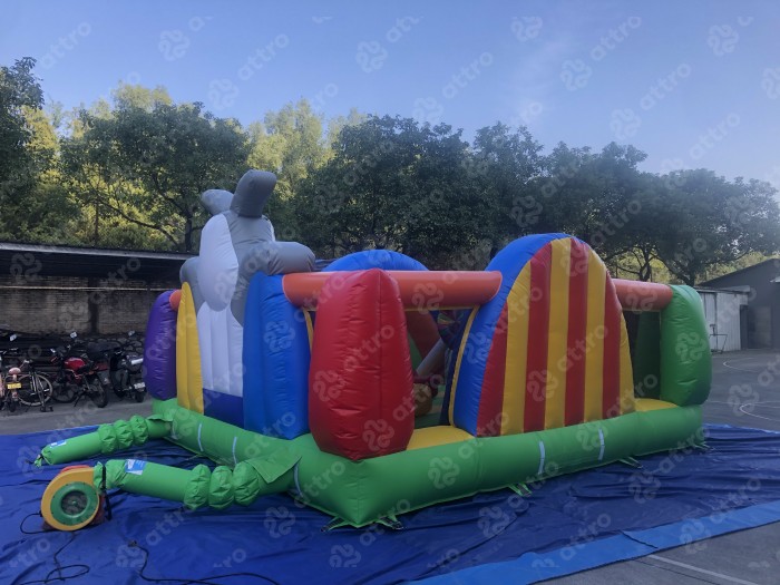 Надувной батут "Зайчишка" 5*5*2,8 м