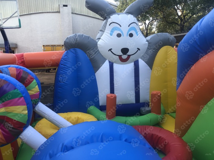 Надувной батут "Зайчишка" 5*5*2,8 м