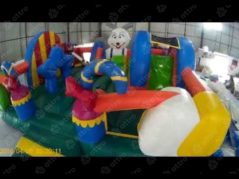 Надувной батут "Зайчишка" 5*5*2,8 м