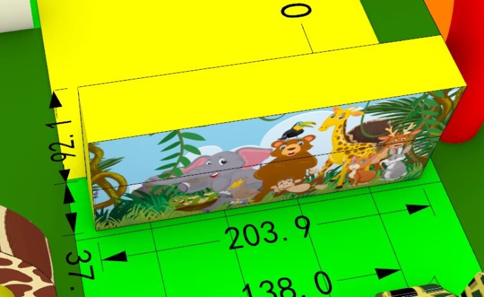 Надувной батут "Сафари" 12*6*5,5 м