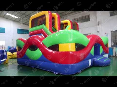 Надувная горка "Неразбериха" 7*6*4,5 м