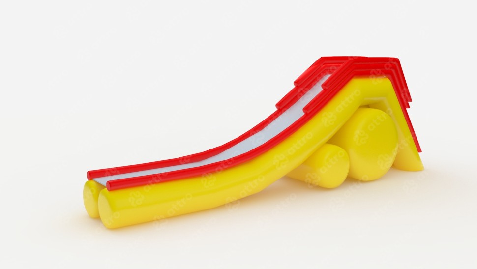 Надувная водная горка 