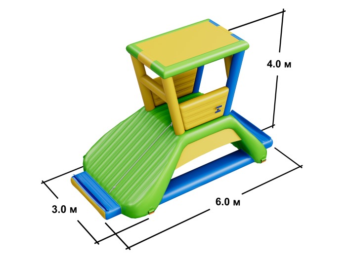 Модуль аквапарка "Спасательная башня" 6*3*4 м