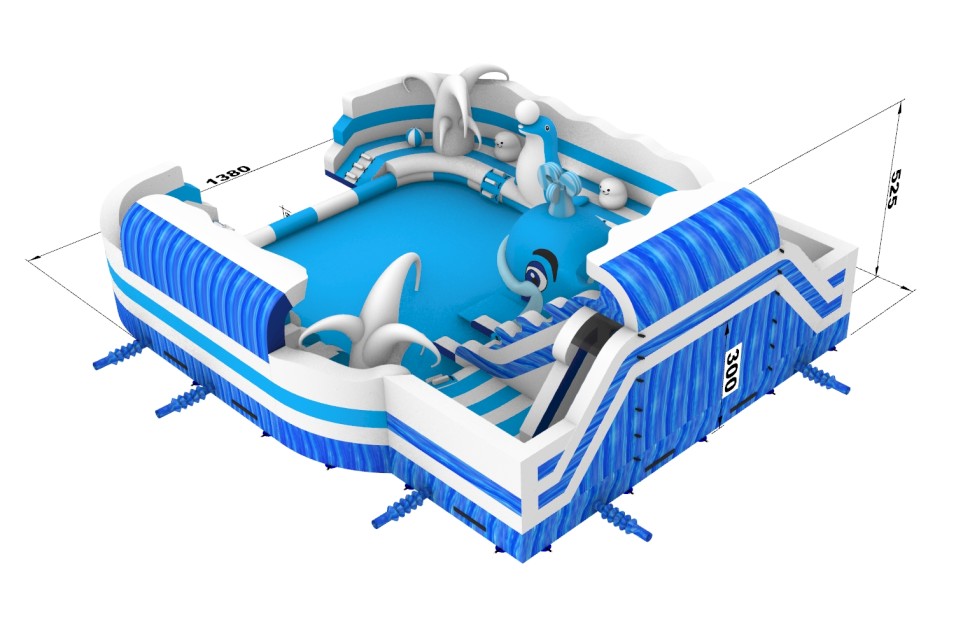 Надувной аквапарк 