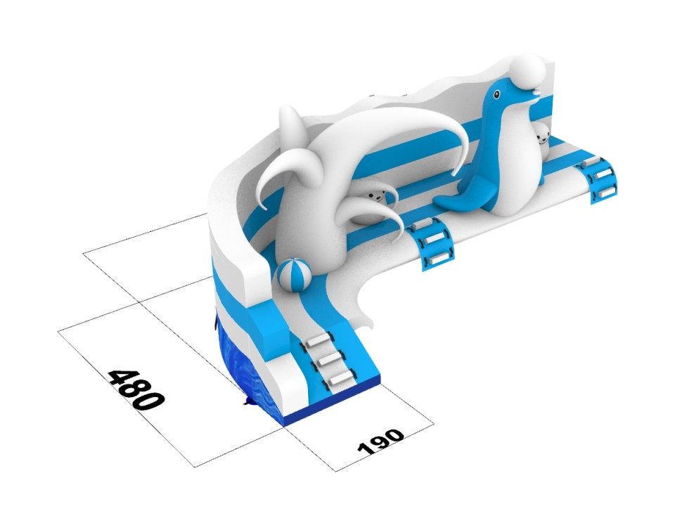 Надувной аквапарк 