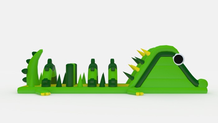 Водная полоса препятствий "Крокодил" 8*2*2 м