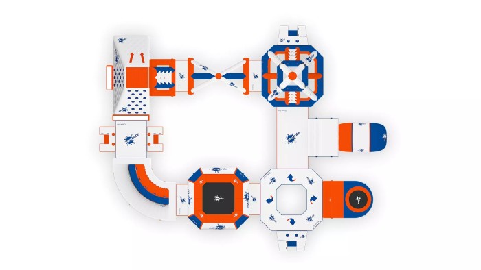Надувной аквапарк "Аквафан 50" 23*18 м