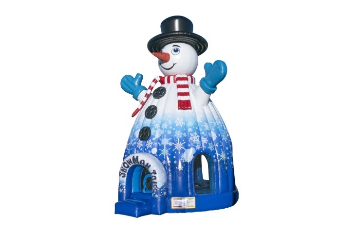 Надувной батут "Снеговик" 4,5*4,5*6 м
