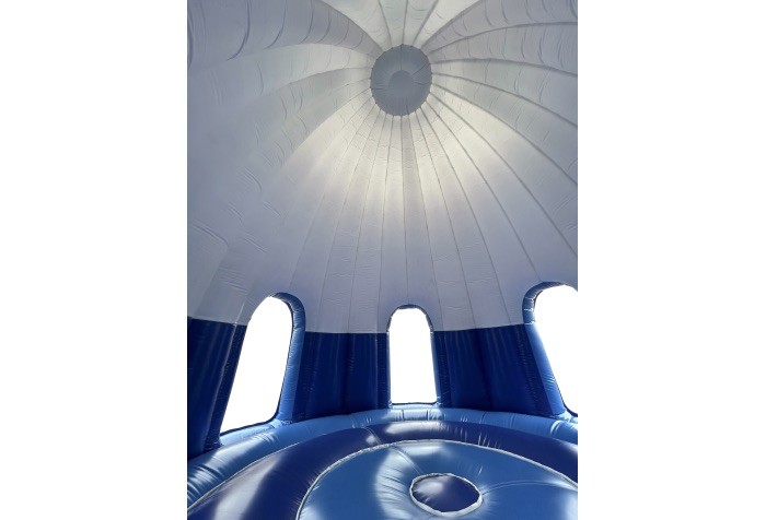 Надувной батут "Снеговик" 4,5*4,5*6 м