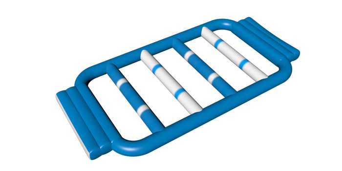 Модуль аквапарка "Барьеры" 6*2,5*0,3 м