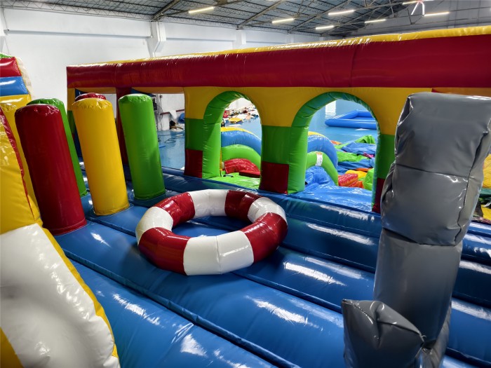 Надувной аквапарк "Пристань Пиратская" 20*15*8,4 м