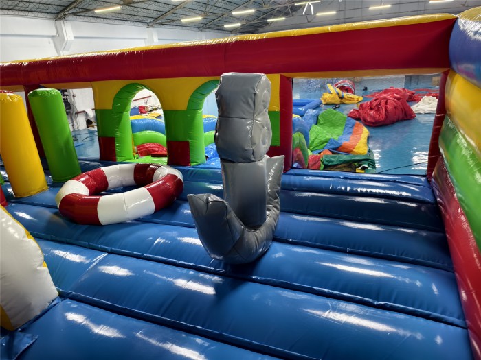 Надувной аквапарк "Пристань Пиратская" 20*15*8,4 м