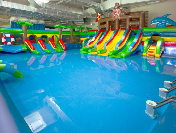 Надувной аквапарк "Пристань Пиратская Малая" 17*12*5,4 м