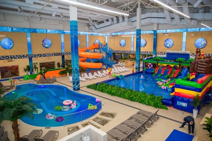 Надувной аквапарк "Пристань Пиратская Малая" 17*12*5,4 м