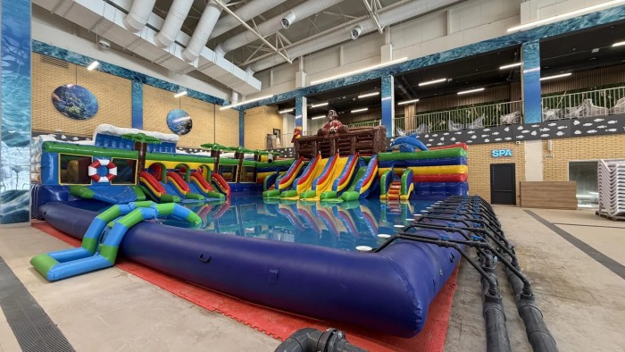 Надувной аквапарк "Пристань Пиратская Малая" 17*12*5,4 м