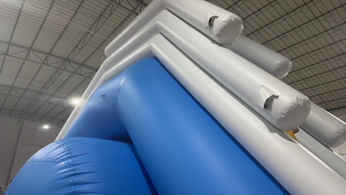 Надувная водная горка "Стелла" 13*2,4*4,4 м