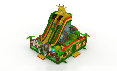 Надувной батут «Мадагаскар 2» 10*11*10 м   