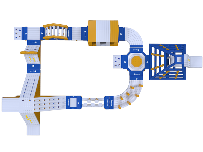 Надувной аквапарк "Акваорб 50" 29*17 м