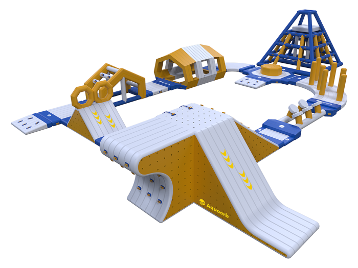 Надувной аквапарк "Акваорб 50" 29*17 м