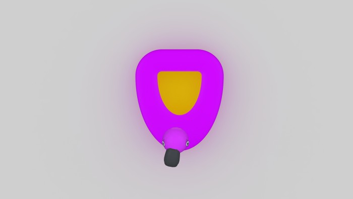 Надувная игровая фигура в бассейн "Фламинго" 1,3*1*1 м