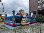 Надувная горка "Приручить дракона" 12*7*7 м (Б/У)