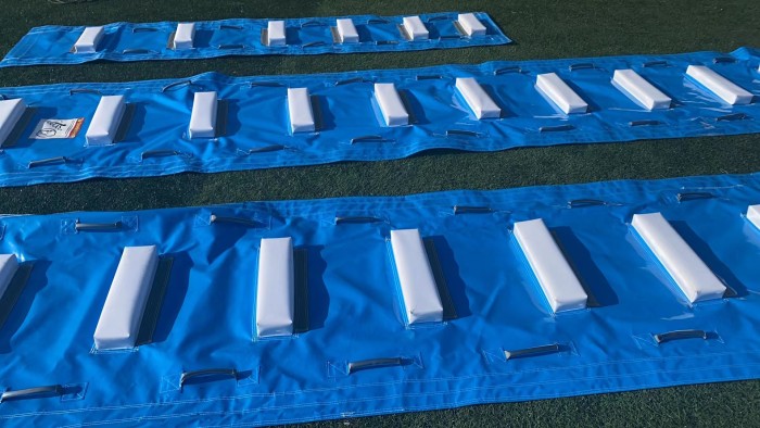 Надувной аквапарк "Трипл" 32*25*9 м