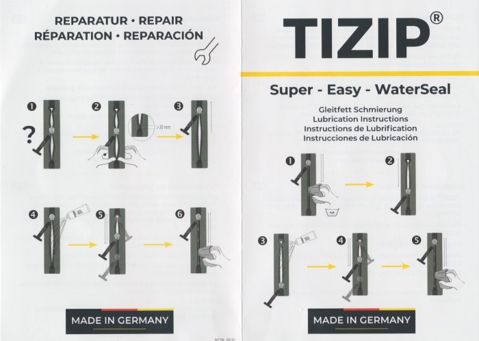 Силиконовая смазка для молнии Tizip 8г (оригинал)