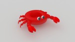 Надувная игровая фигура в бассейн "Краб" 1,3*1 м