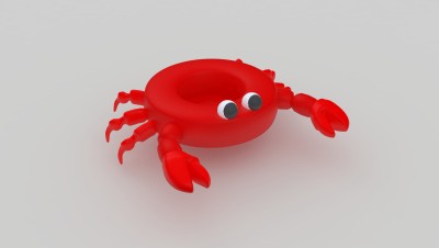 Надувная игровая фигура в бассейн &quot;Краб&quot; 1,3*1 м