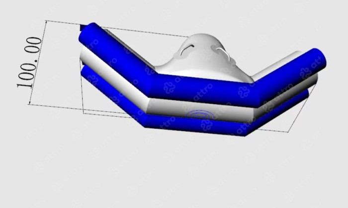 Надувные водные качели "Детские" 2*1 м