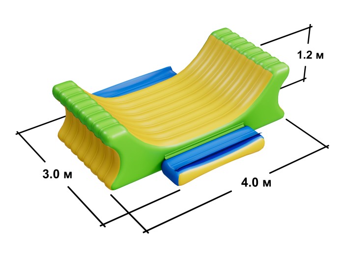 Модуль аквапарка "Пайп" 3*4*1,2 м