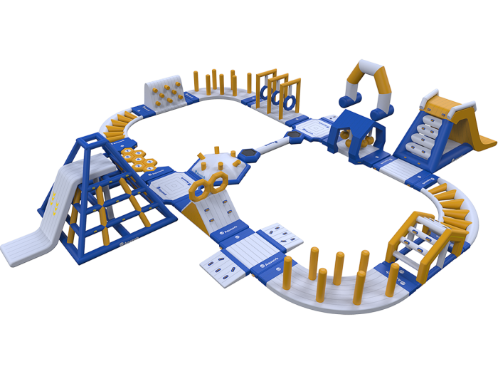 Надувной аквапарк "Акваорб 80" 29*25 м
