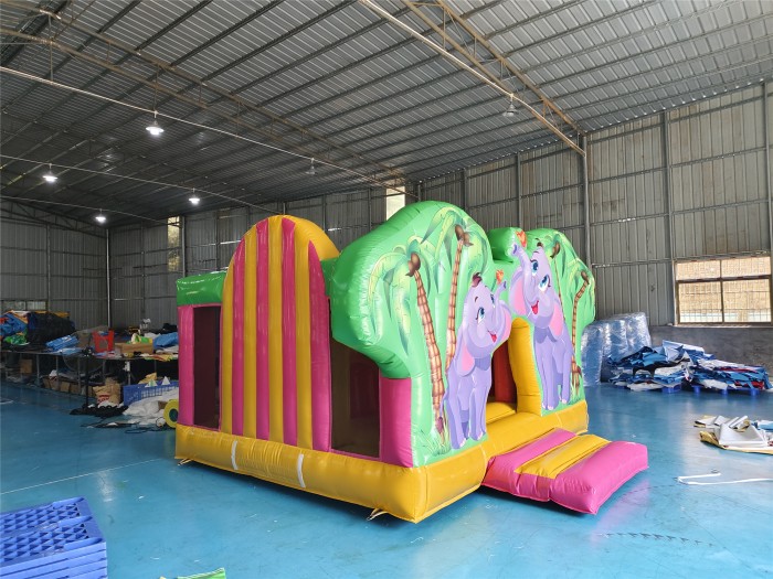 Надувной батут "Слоники" 3,5*3,5*2,5 м 