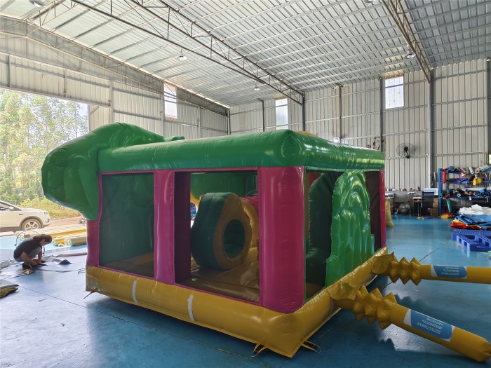 Надувной батут "Слоники" 3,5*3,5*2,5 м 