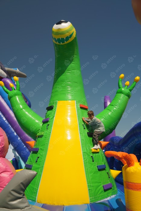 Надувной батут "Морская сказка" 10*10*7,8 м