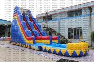 Надувная водная горка "Синева" 12*3*7 м