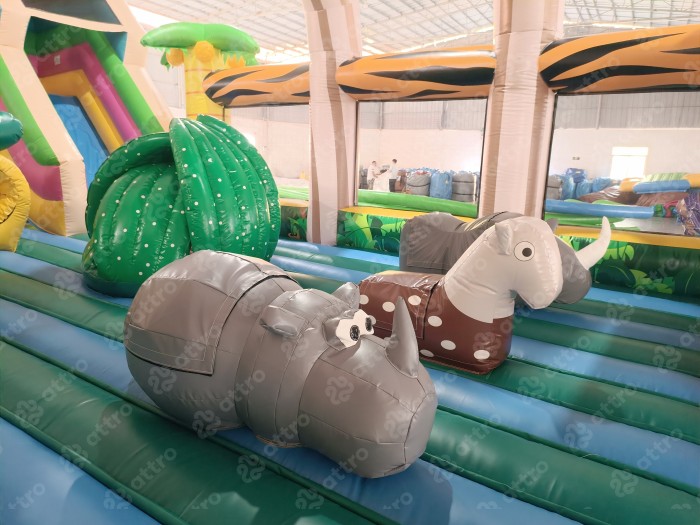 Надувной батут модель «Радуга парк 3»  15*12*8 м