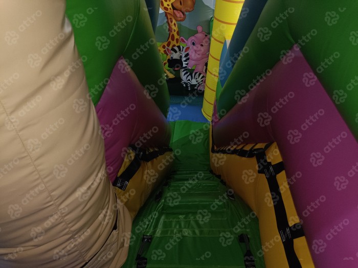 Надувной батут модель «Радуга парк 3»  15*12*8 м