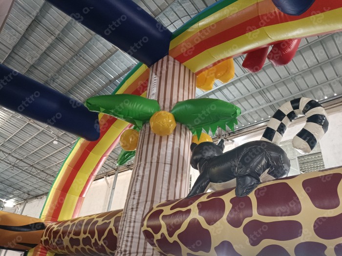 Надувной батут модель «Радуга парк 3»  15*12*8 м