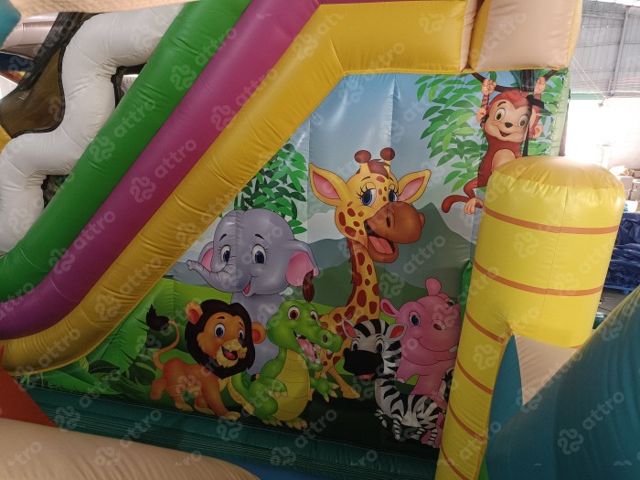 Надувной батут модель «Радуга парк 3»  15*12*8 м