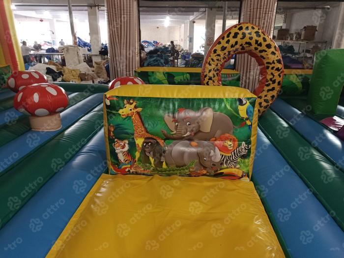 Надувной батут модель «Радуга парк 3»  15*12*8 м