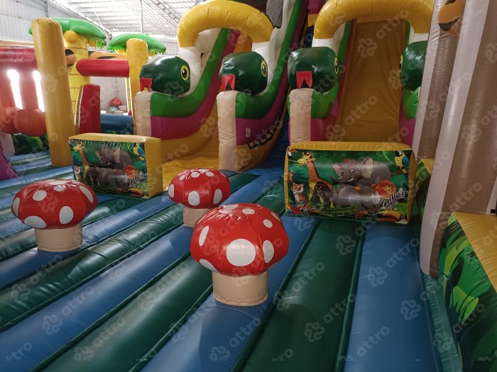 Надувной батут модель «Радуга парк 3»  15*12*8 м