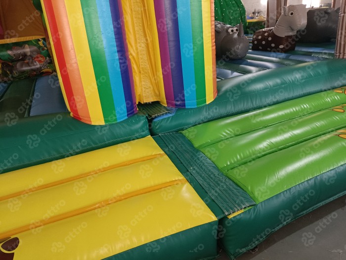 Надувной батут модель «Радуга парк 3»  15*12*8 м