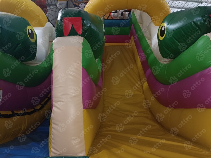 Надувной батут модель «Радуга парк 3»  15*12*8 м