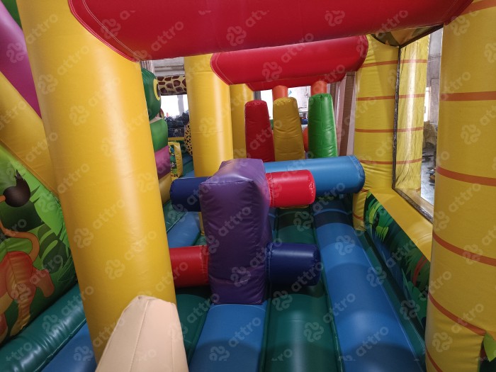 Надувной батут модель «Радуга парк 3»  15*12*8 м