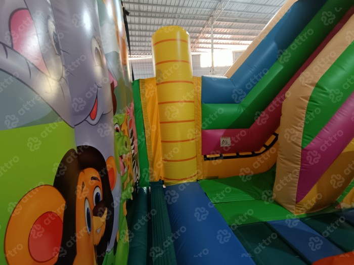 Надувной батут модель «Радуга парк 3»  15*12*8 м