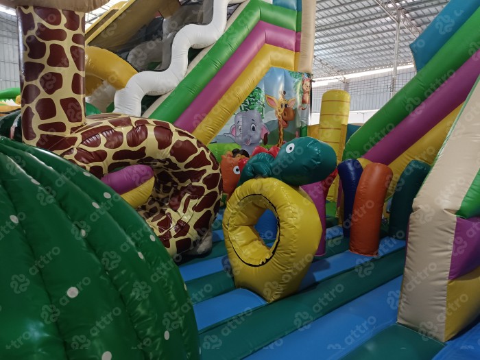 Надувной батут модель «Радуга парк 3»  15*12*8 м