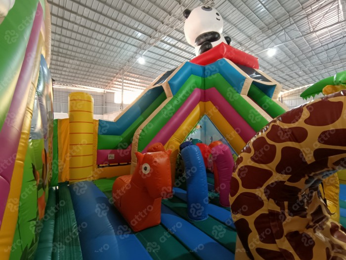 Надувной батут модель «Радуга парк 3»  15*12*8 м