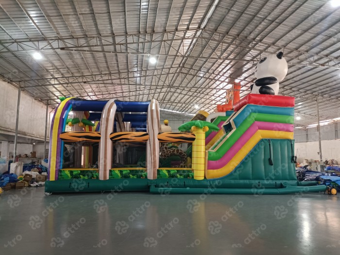 Надувной батут модель «Радуга парк 3»  15*12*8 м